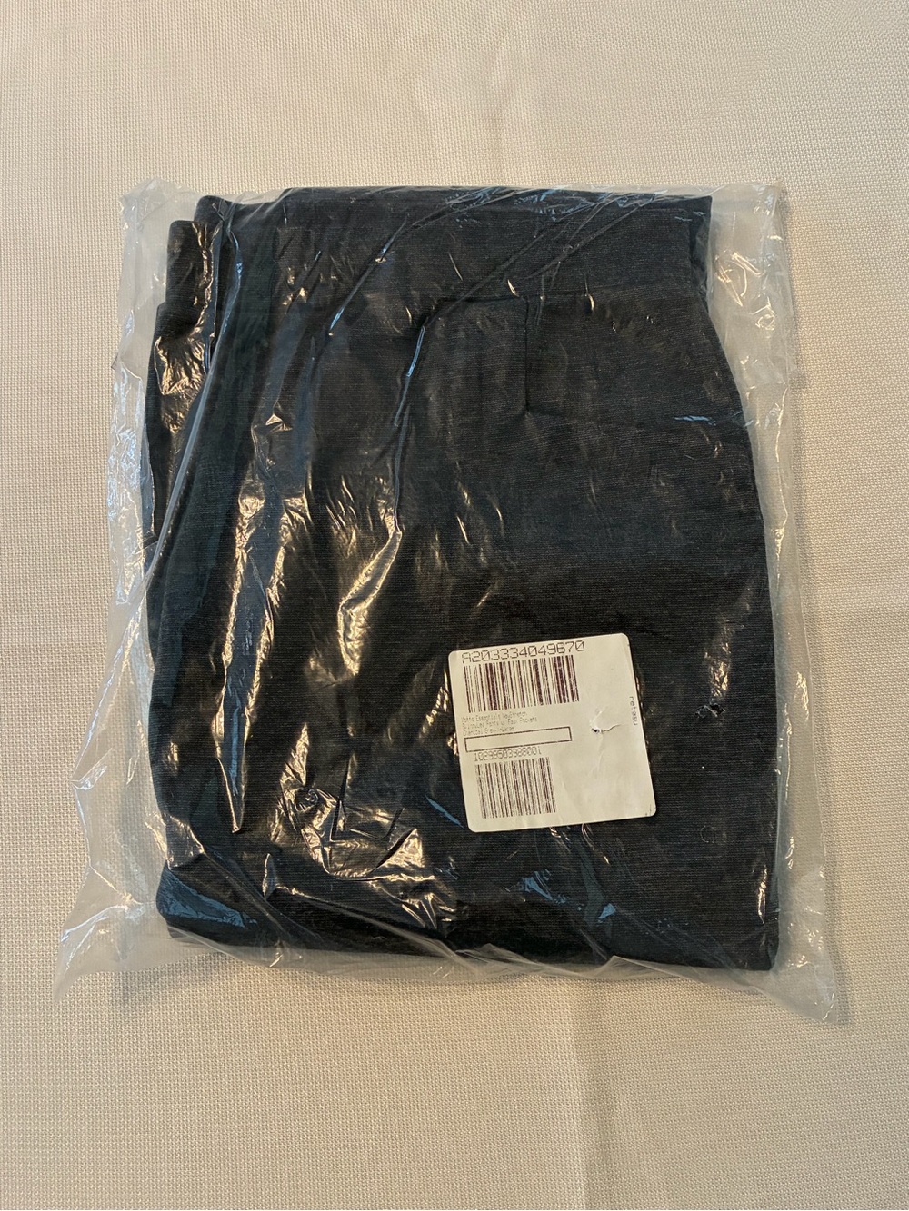 Factory Sealed Brand New Lands’ End Straight Leg Pants in Charcoal